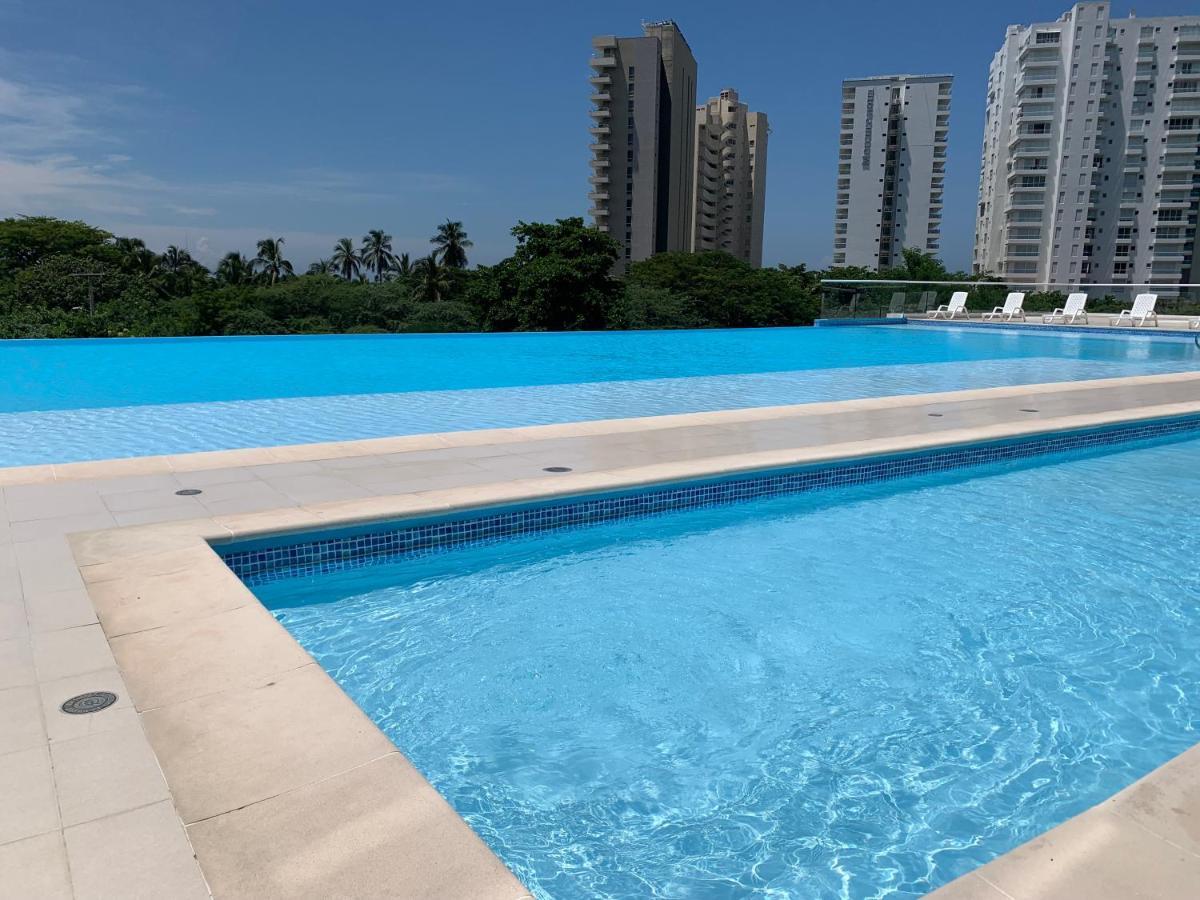 Apto Con Alucinante Vista Al Mar En Bello Horizonte Santa Marta Apartment Exterior photo