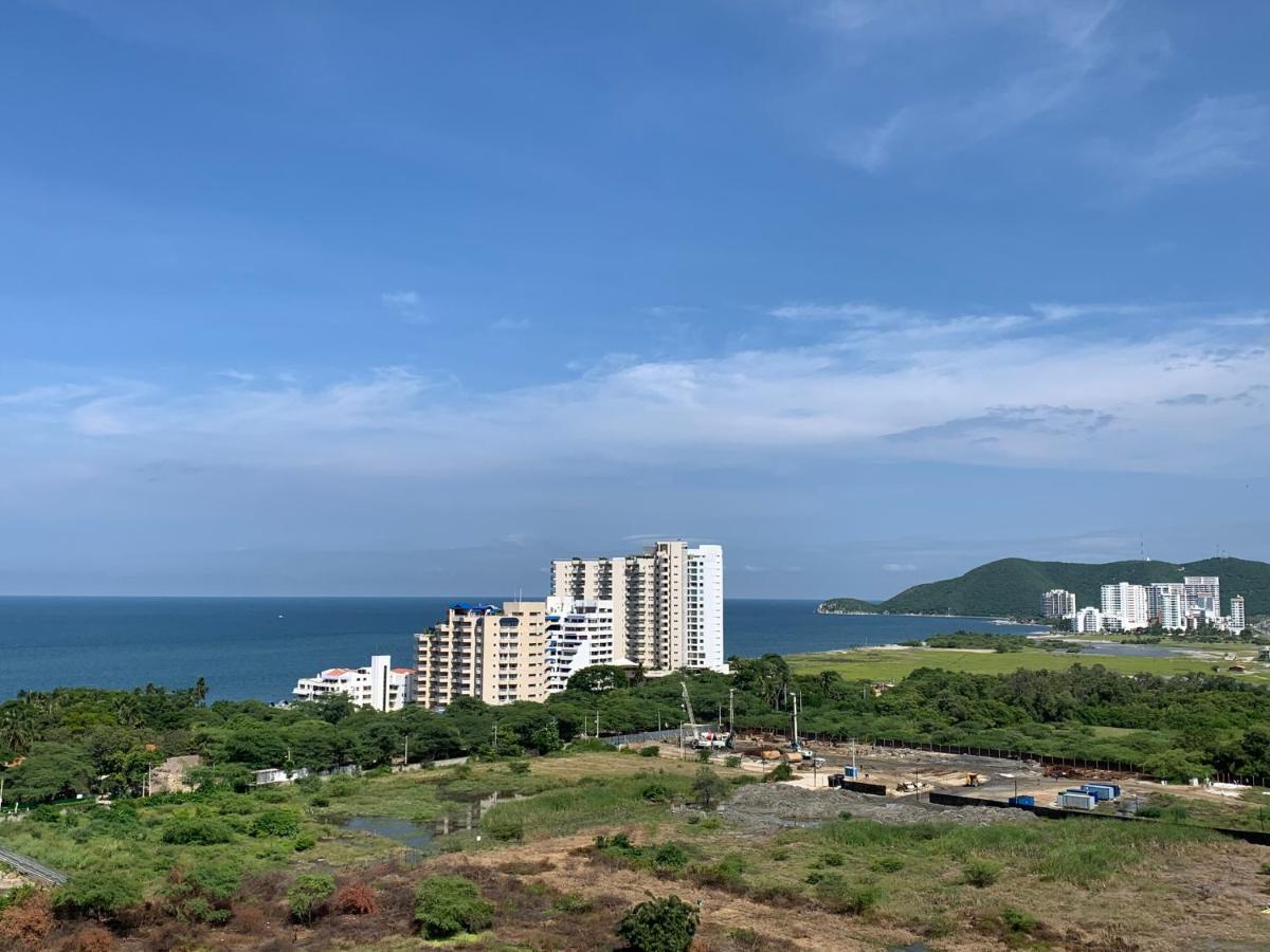 Apto Con Alucinante Vista Al Mar En Bello Horizonte Santa Marta Apartment Exterior photo