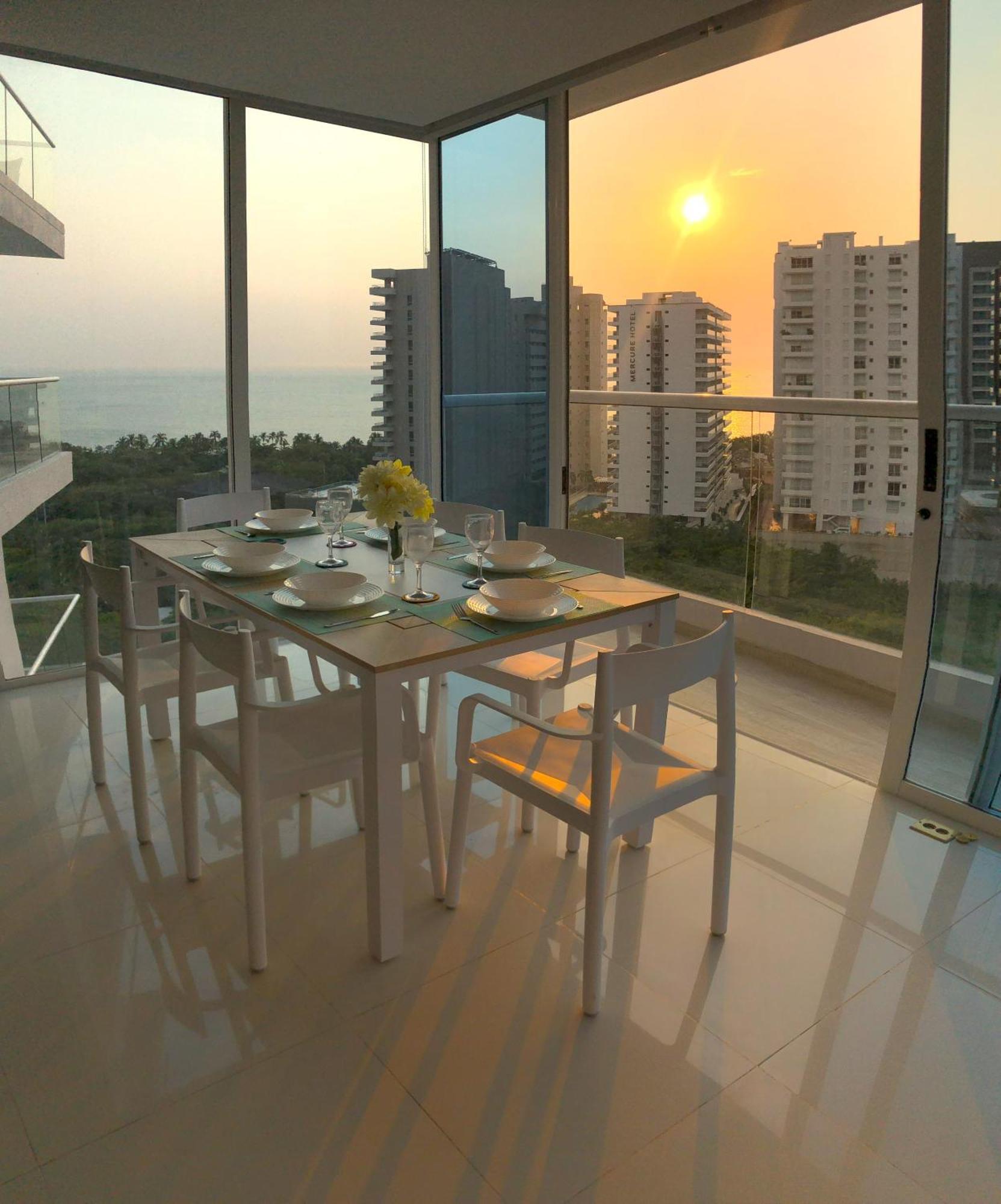 Apto Con Alucinante Vista Al Mar En Bello Horizonte Santa Marta Apartment Exterior photo